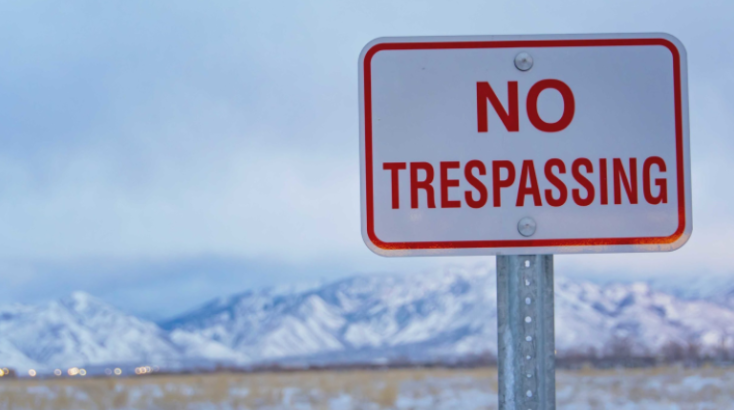 prohibido el paso señal